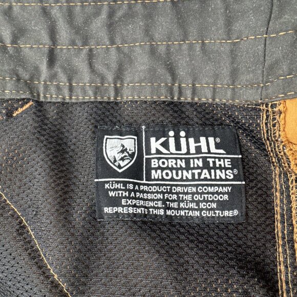 Kuhl Hiking Shorts Mens 40 Brown Outdoor Cargo Zip Pockets Stretch Nylon 108846 - Picture 12 of 12